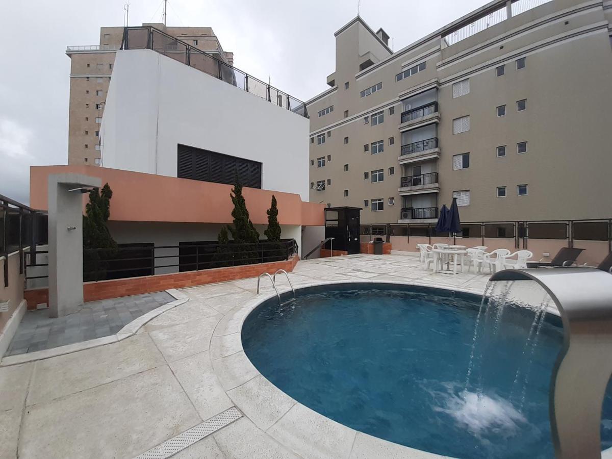 Lindo Flat No Edificio Cosmopolitan, Com Garagem E Piscina Apartment Santos  Exterior photo